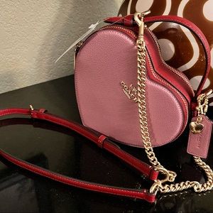 Coach Heart Crossbody in Colorblock